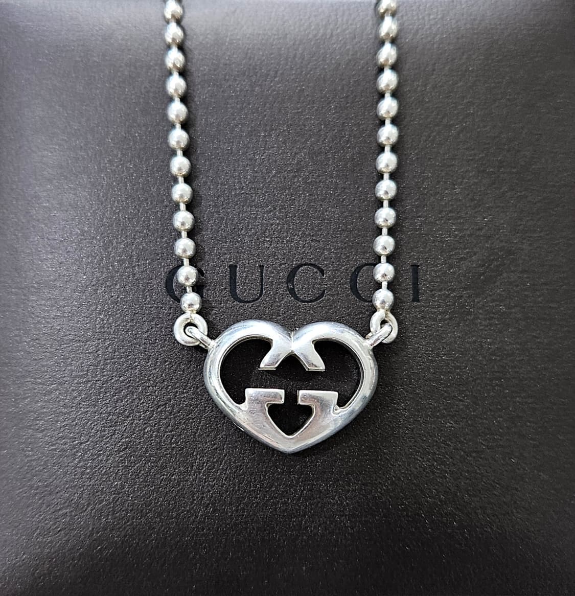구찌 인터로킹 하트 볼체인 목걸이 [정품/풀구성] 상품이미지1