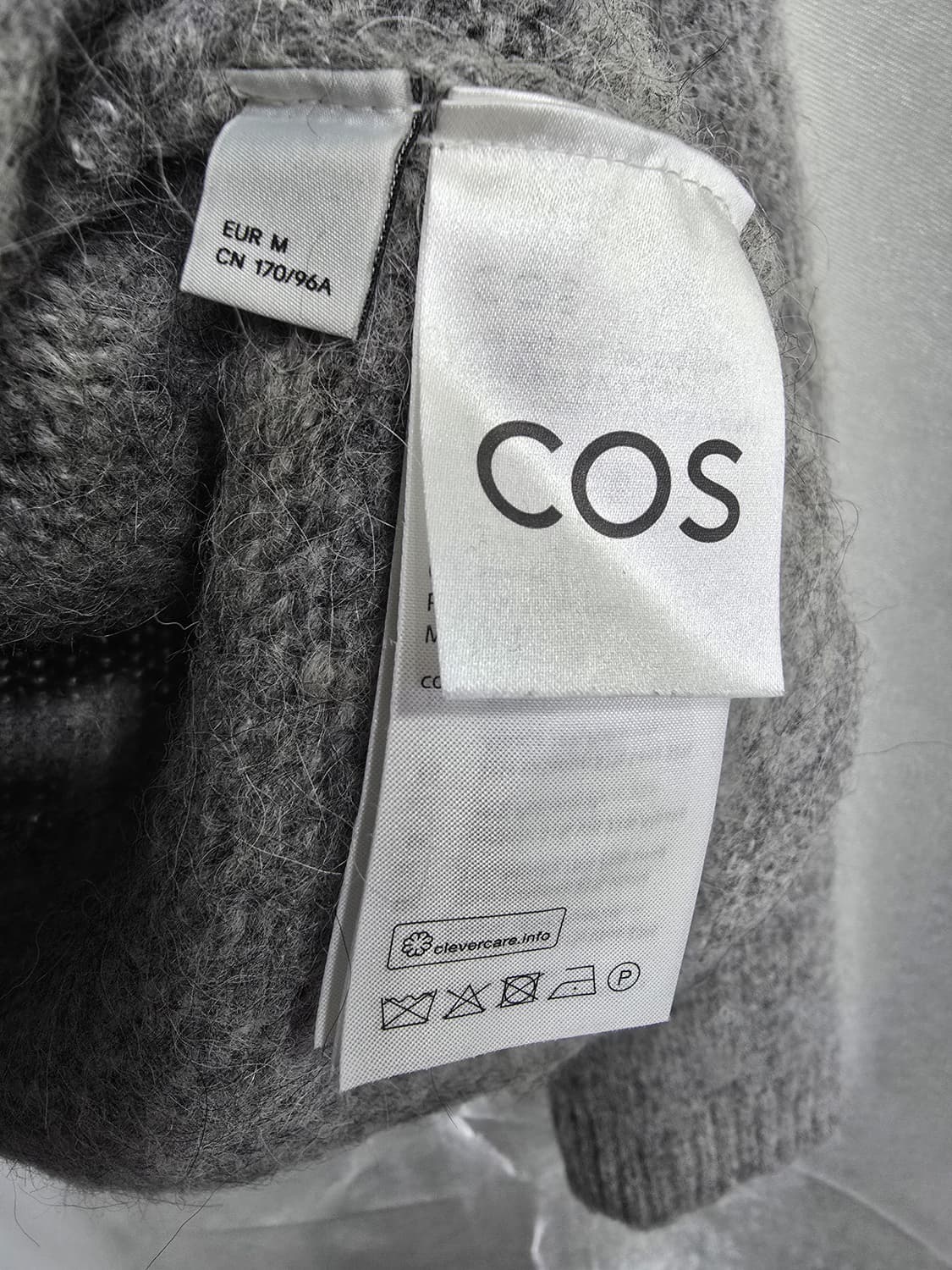 COS 랩 스타일 가디건 그레이 (1752) 상품이미지4