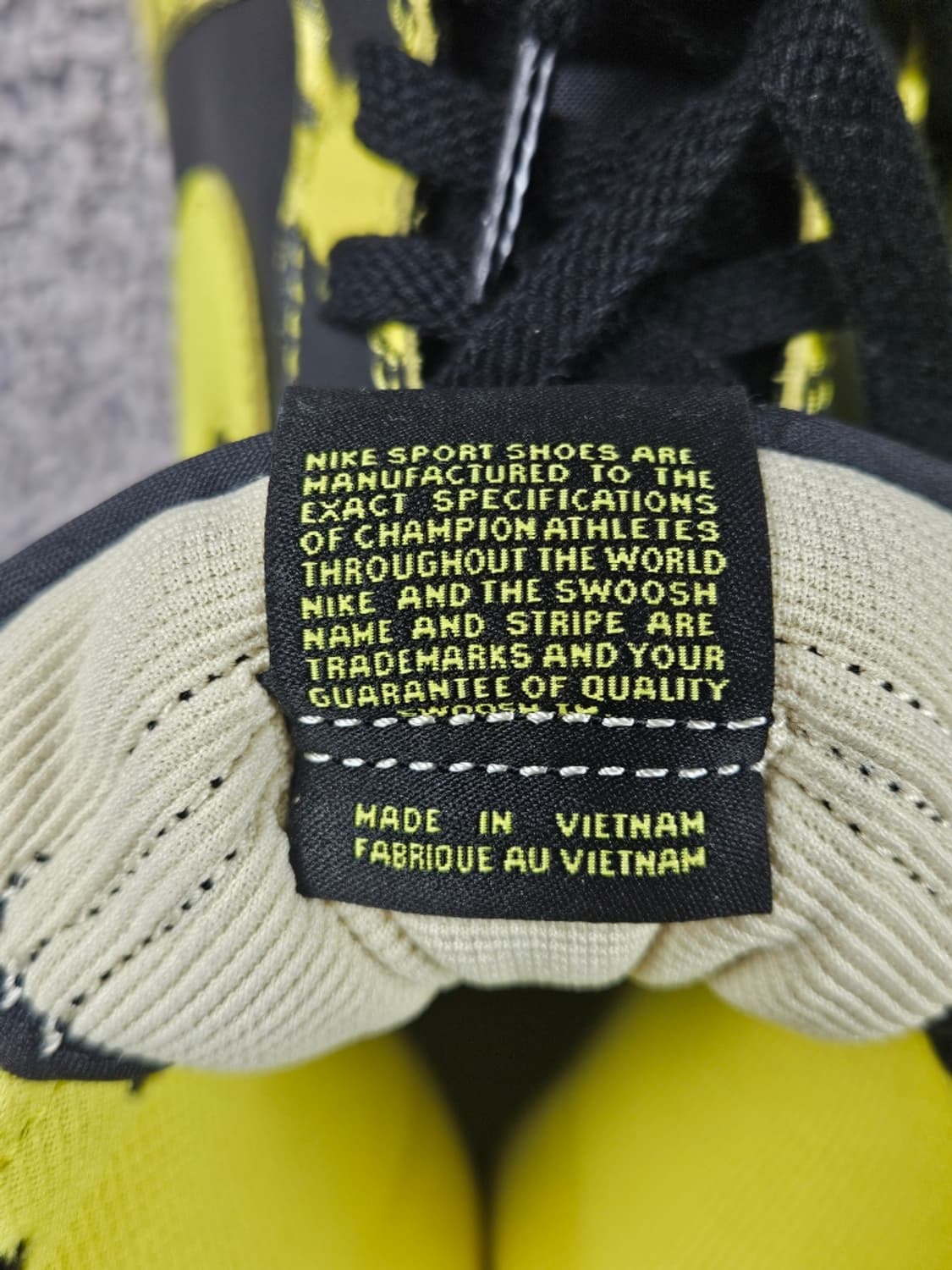 나이키 덩크하이 SP 옐로우애시드워시 스니커즈 (260MM)/ 10785 상품이미지6