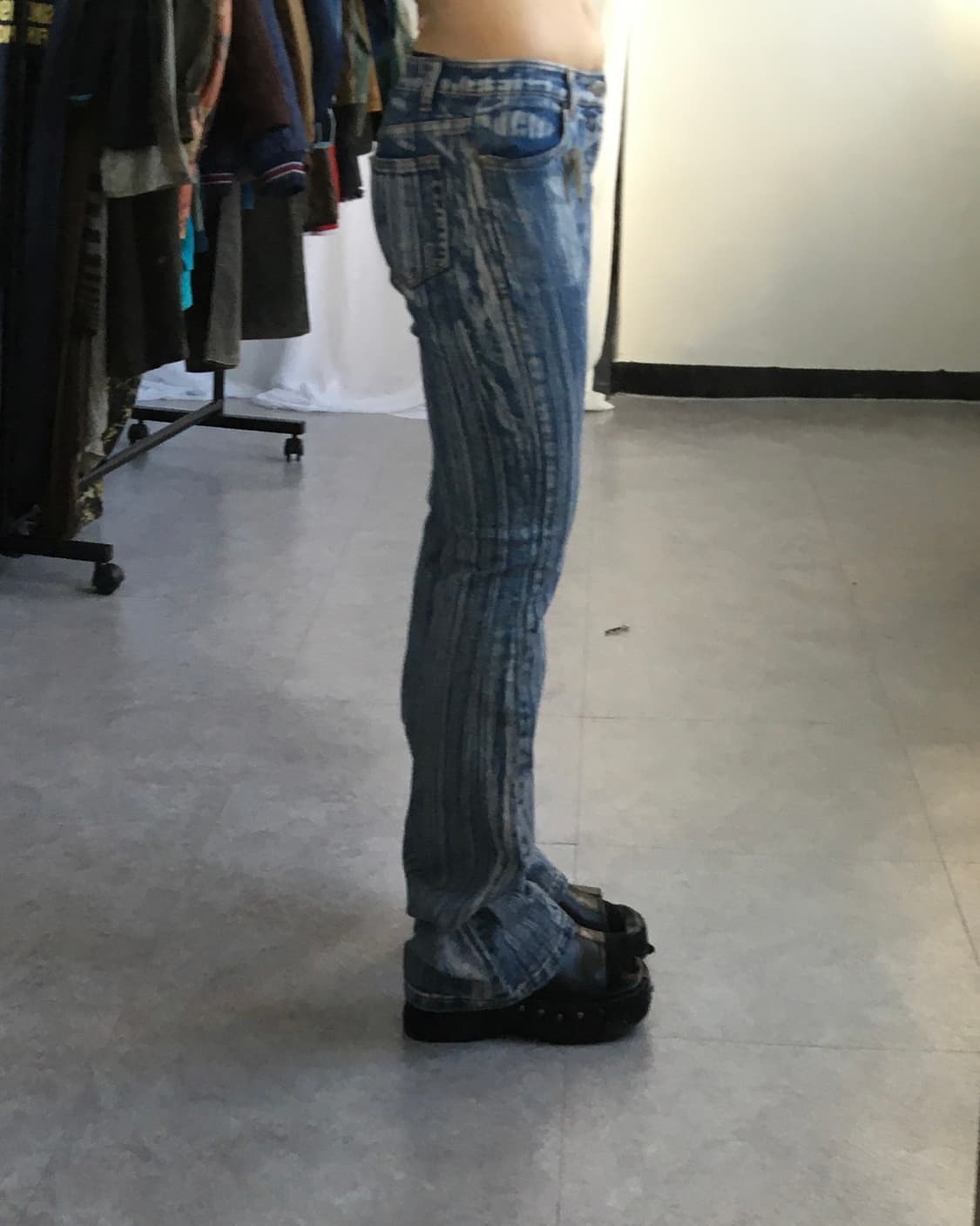 Pattern point denim pants 상품이미지6