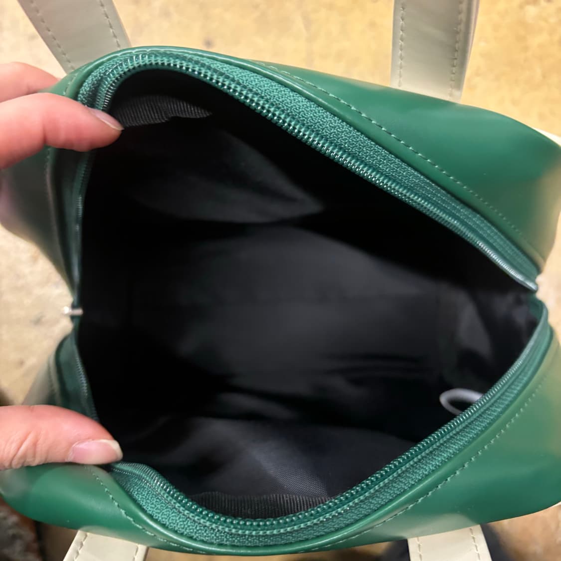 이미스 딥 그린 미니 백 토트백 가방 상품이미지5