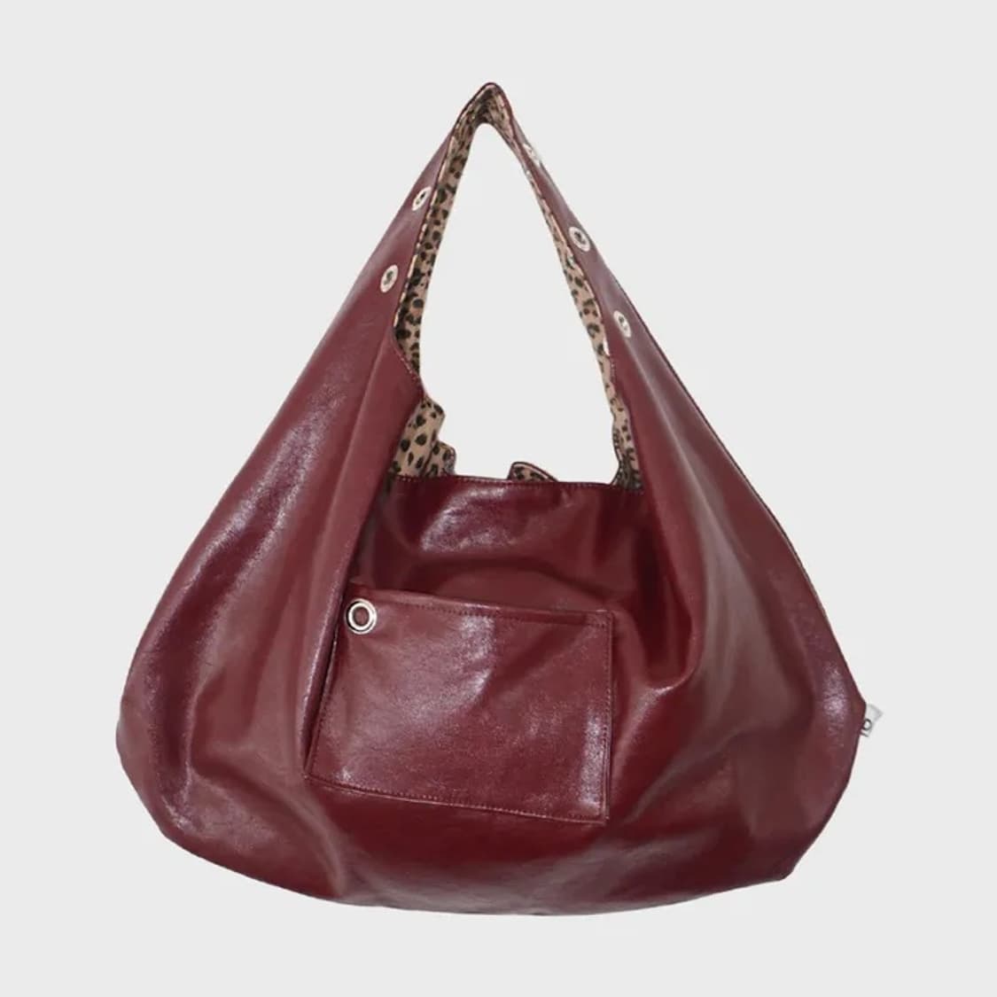 뎁크 depc EYELET LEATHER BAG (WINE) 상품이미지1