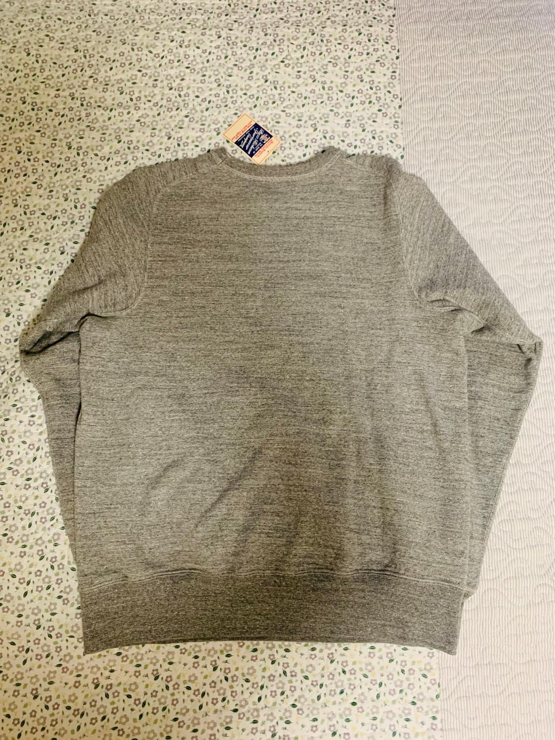 [XL] 버즈릭슨 BR69456 프리덤 슬리브 스웻셔츠 헤더그레이 상품이미지3