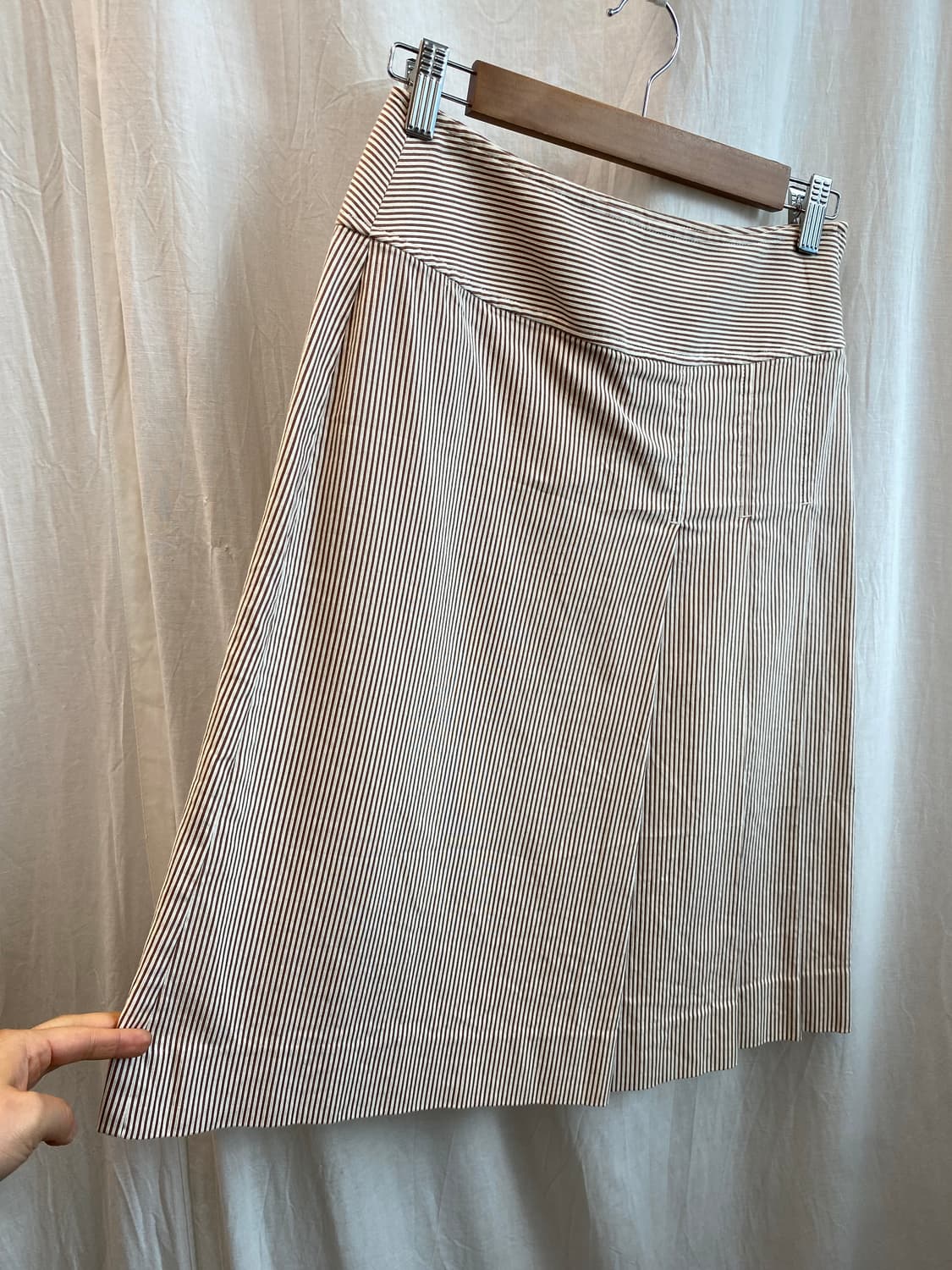 EDDIE BAUER 브라운 스트라이프 스커트(24) 상품이미지3