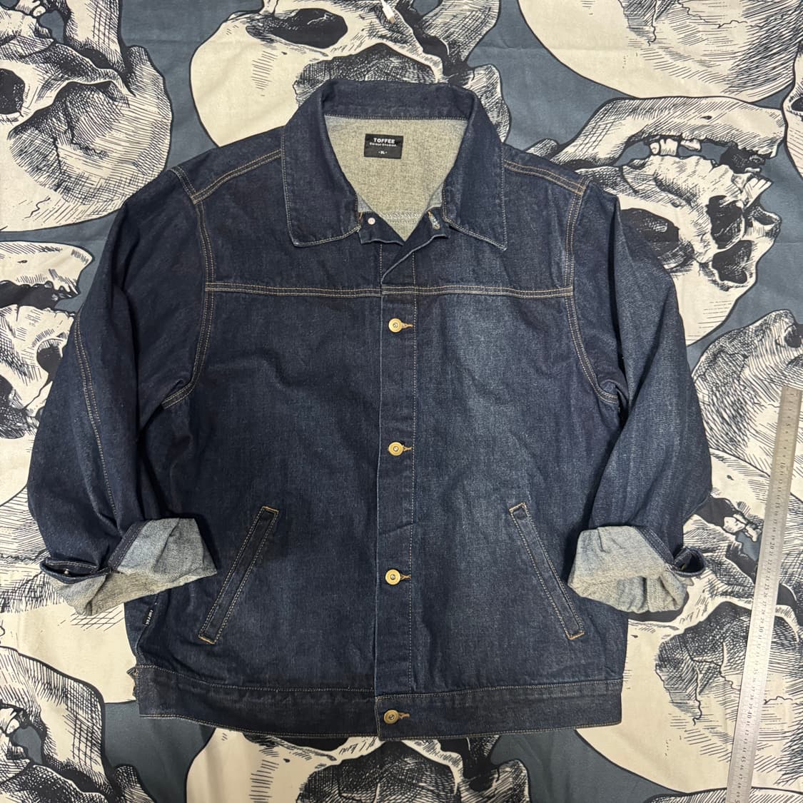 무신사 토피 오버핏 데님자켓 XL사이즈  상품이미지4