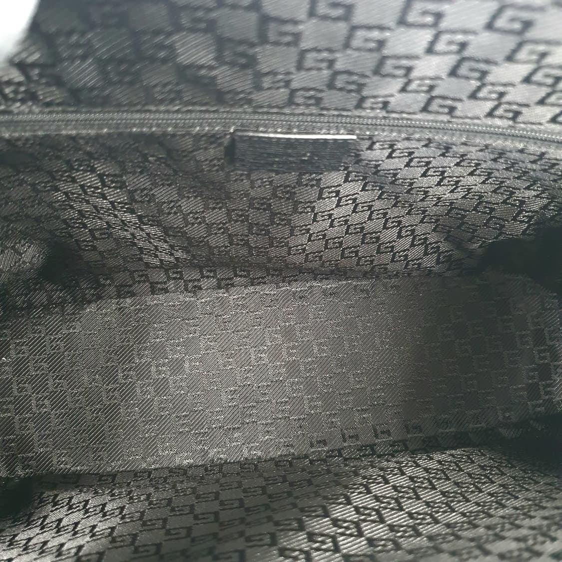 구찌 금장 블랙 가죽 숄더백 토트백 상품이미지10