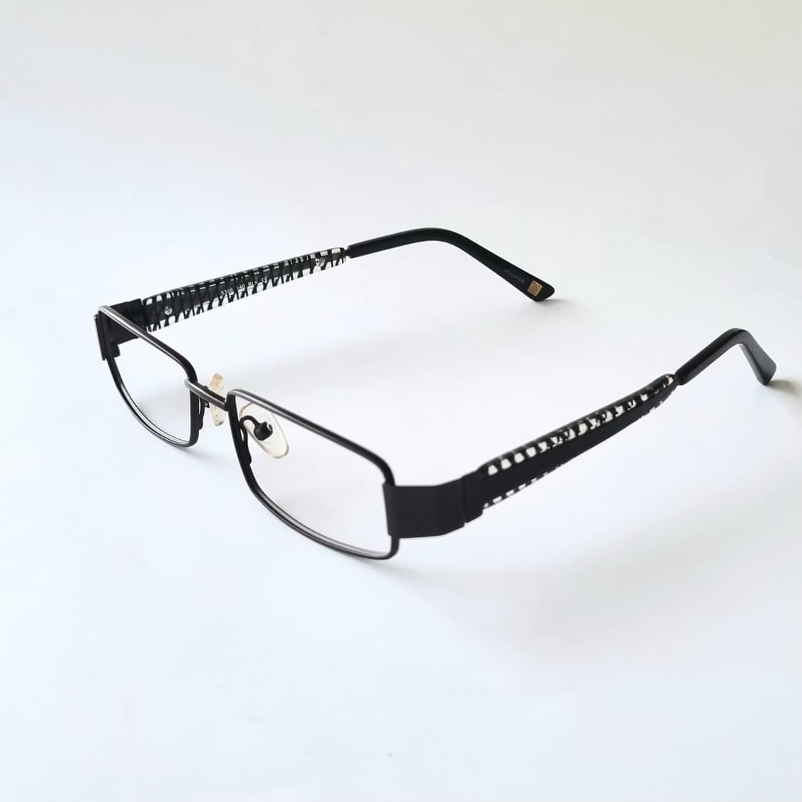 데드스탁 지적인 무드 유니크한 패턴 포인트 스퀘어 안경테 658 상품이미지2