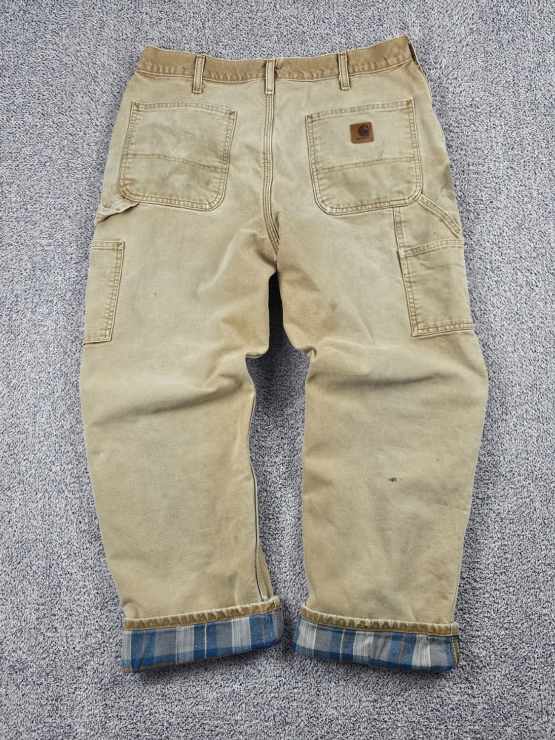 칼하트 헤비 플란넬 캔버스 카펜터 팬츠 ( 34 X 30 )/ 10050 상품이미지4
