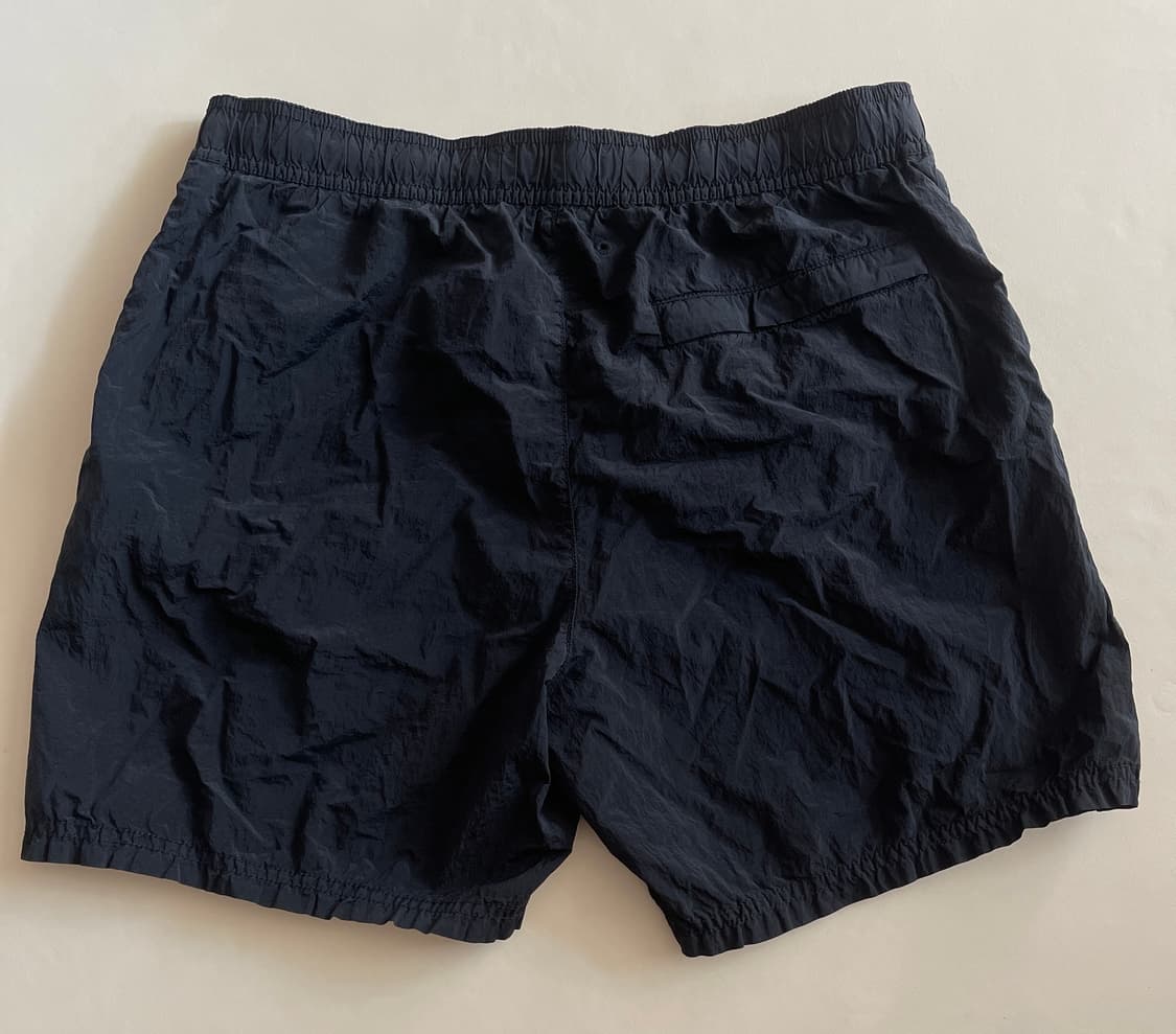 새상품)스톤 아일랜드 브러쉬드 코튼 스위밍 트렁크 블랙 상품이미지2