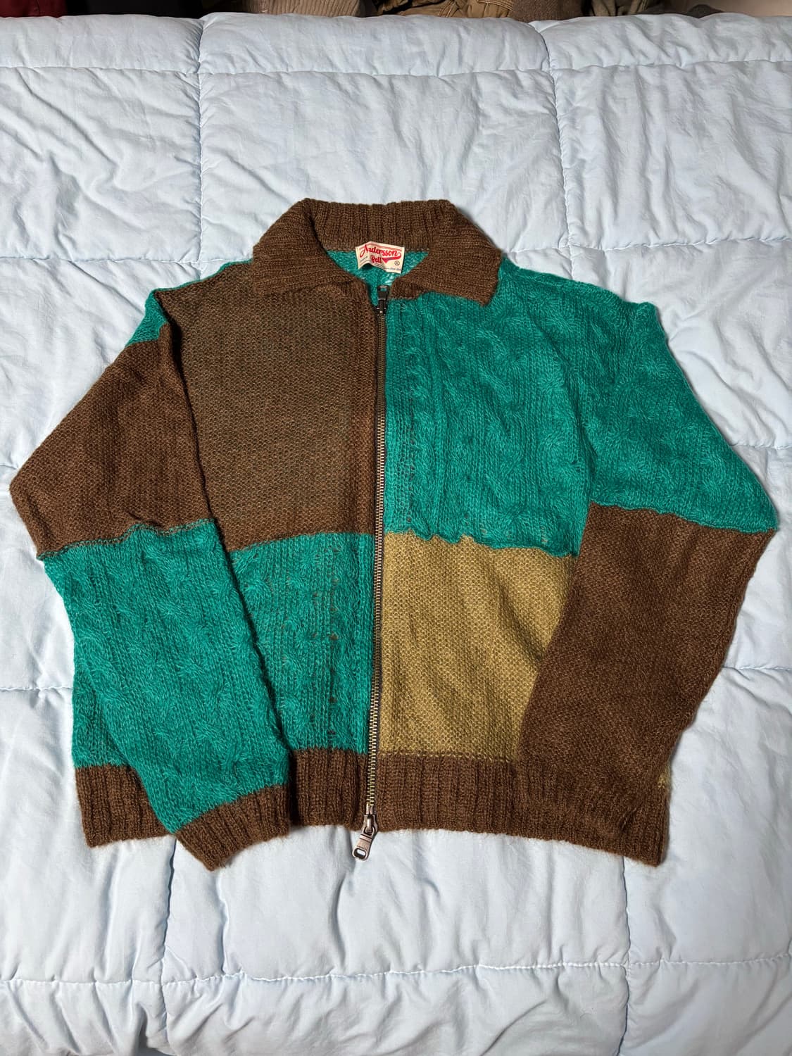 XL) 앤더슨벨 니트 집업 가디건 집업 상품이미지1