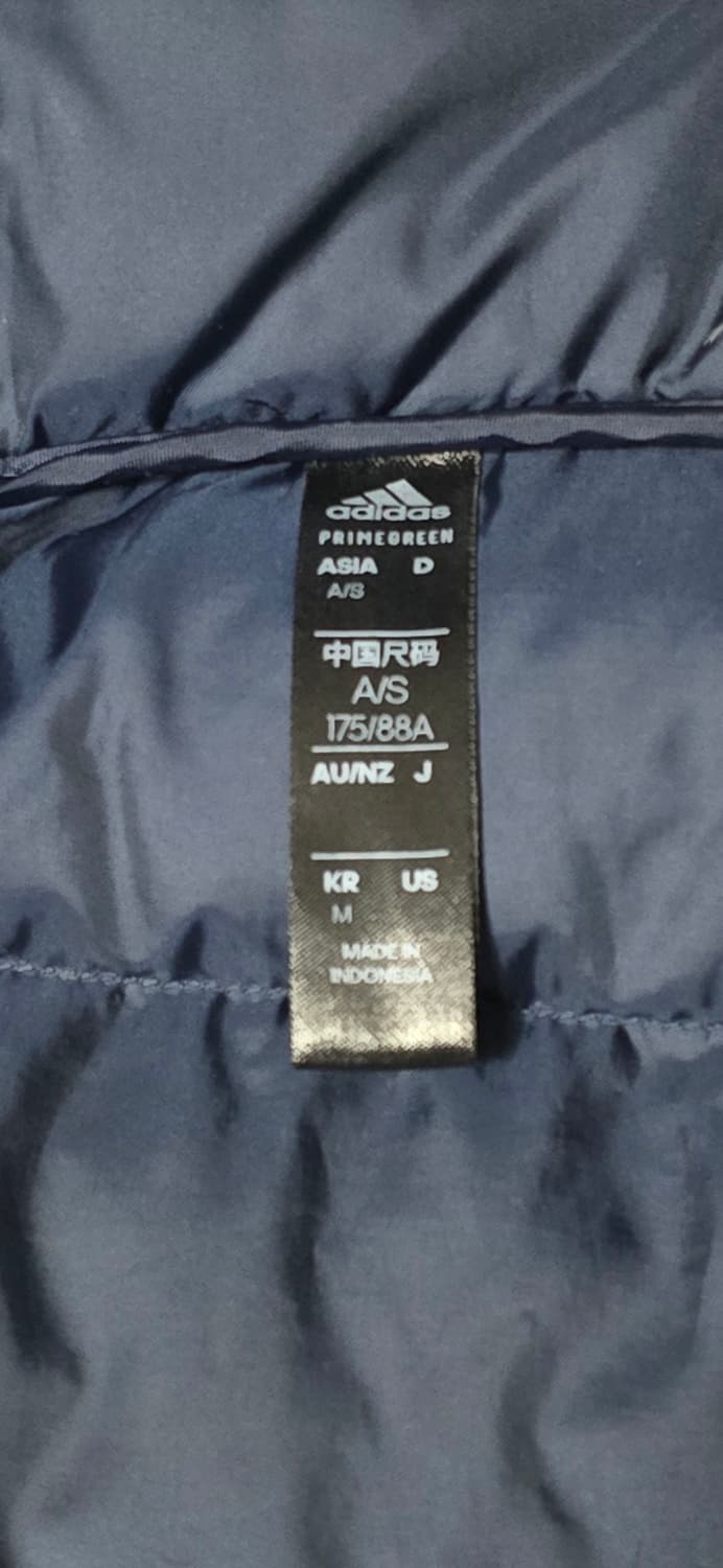 아디다스 네이비 덕다운 패딩 M 상품이미지3