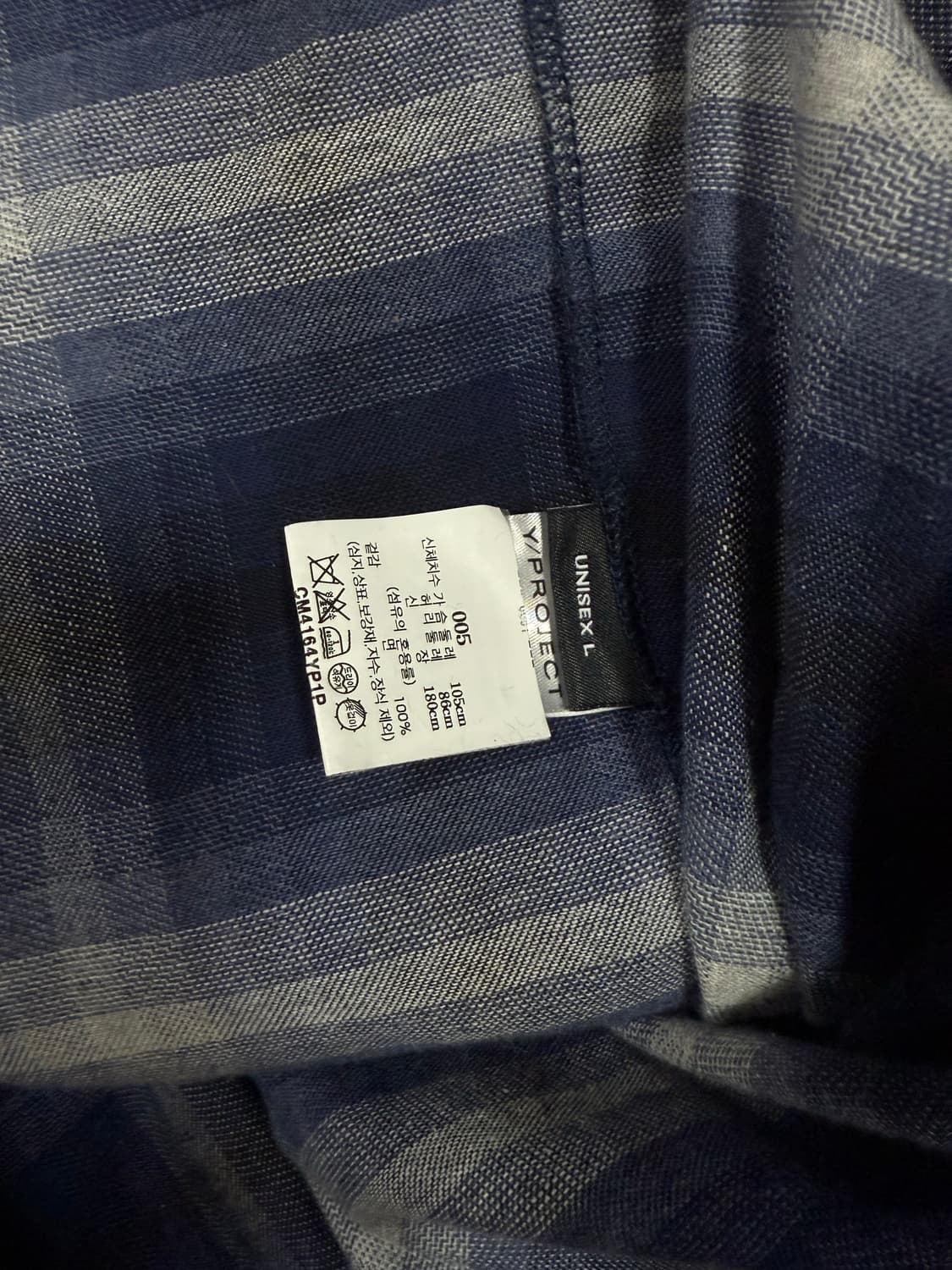 와이프로젝트 체크 패널 셔츠 상품이미지2