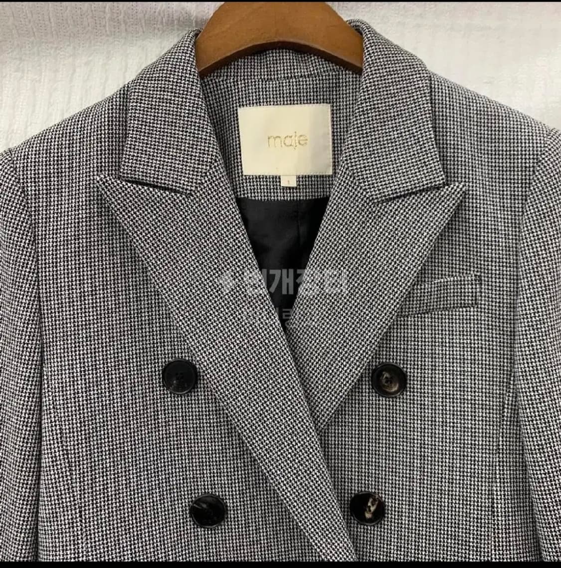마쥬 체크 자켓 44, 55 상품이미지2