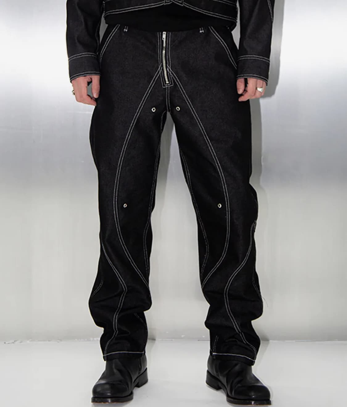 51퍼센트 TUNNEL LINING TROUSER (DENIM)  S 상품이미지3