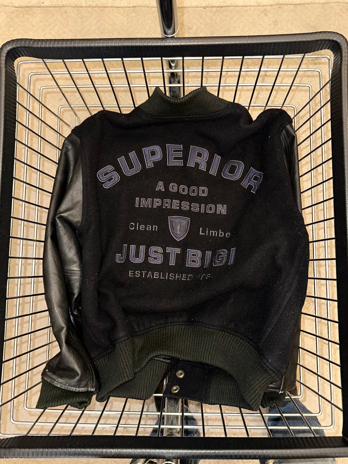 90‘s Just BIGI superior varsity jacket 상품이미지4