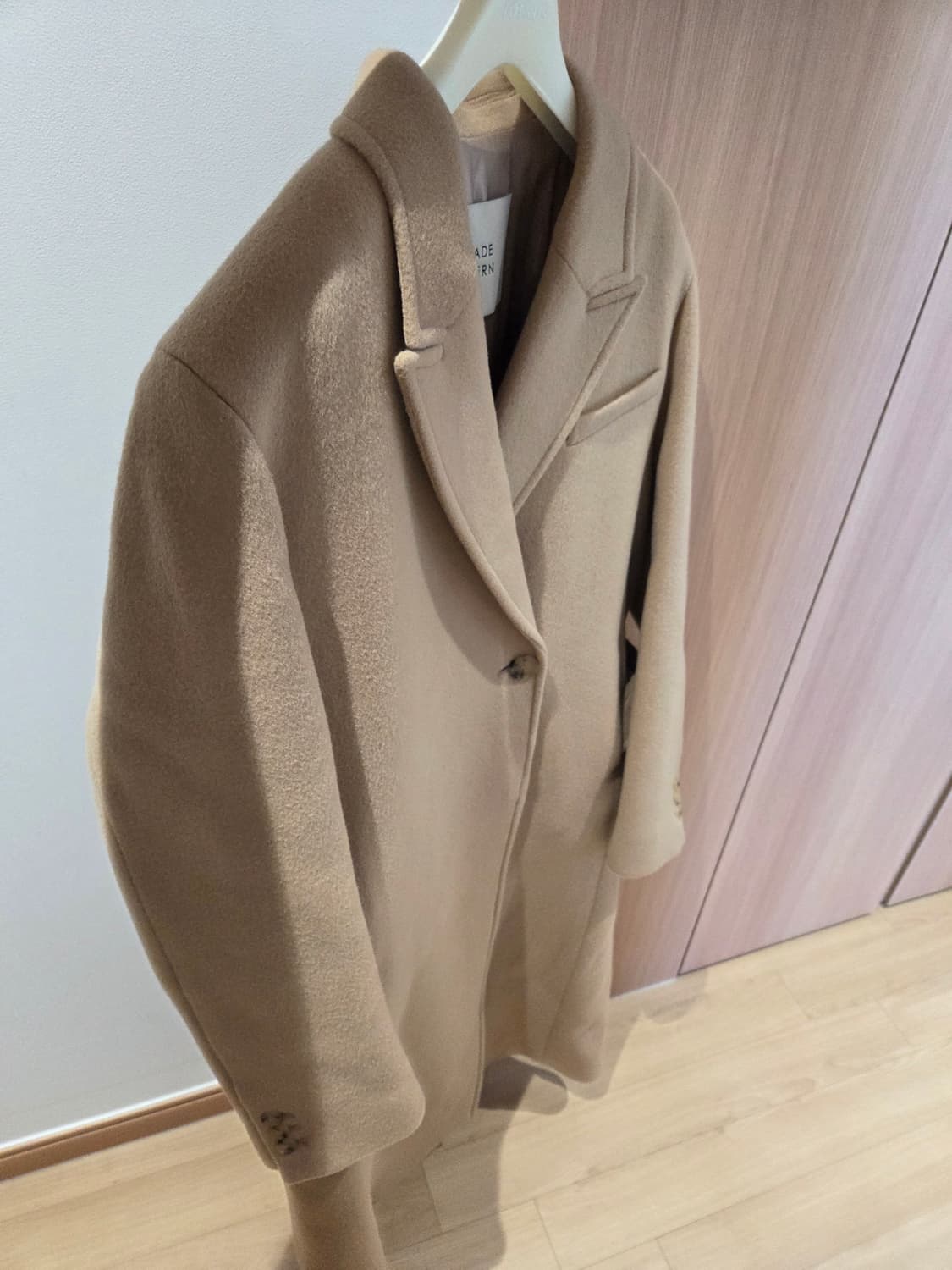 파사드패턴 캐시미어 벨티드 코트. 카멜 상품이미지3