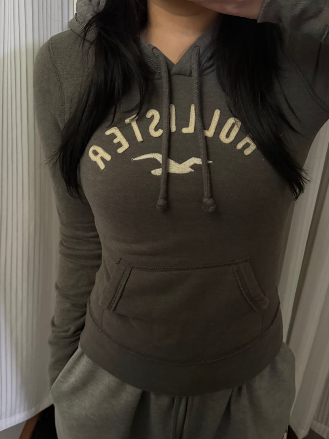 홀리스터 그레이 후드티 xe 상품이미지1