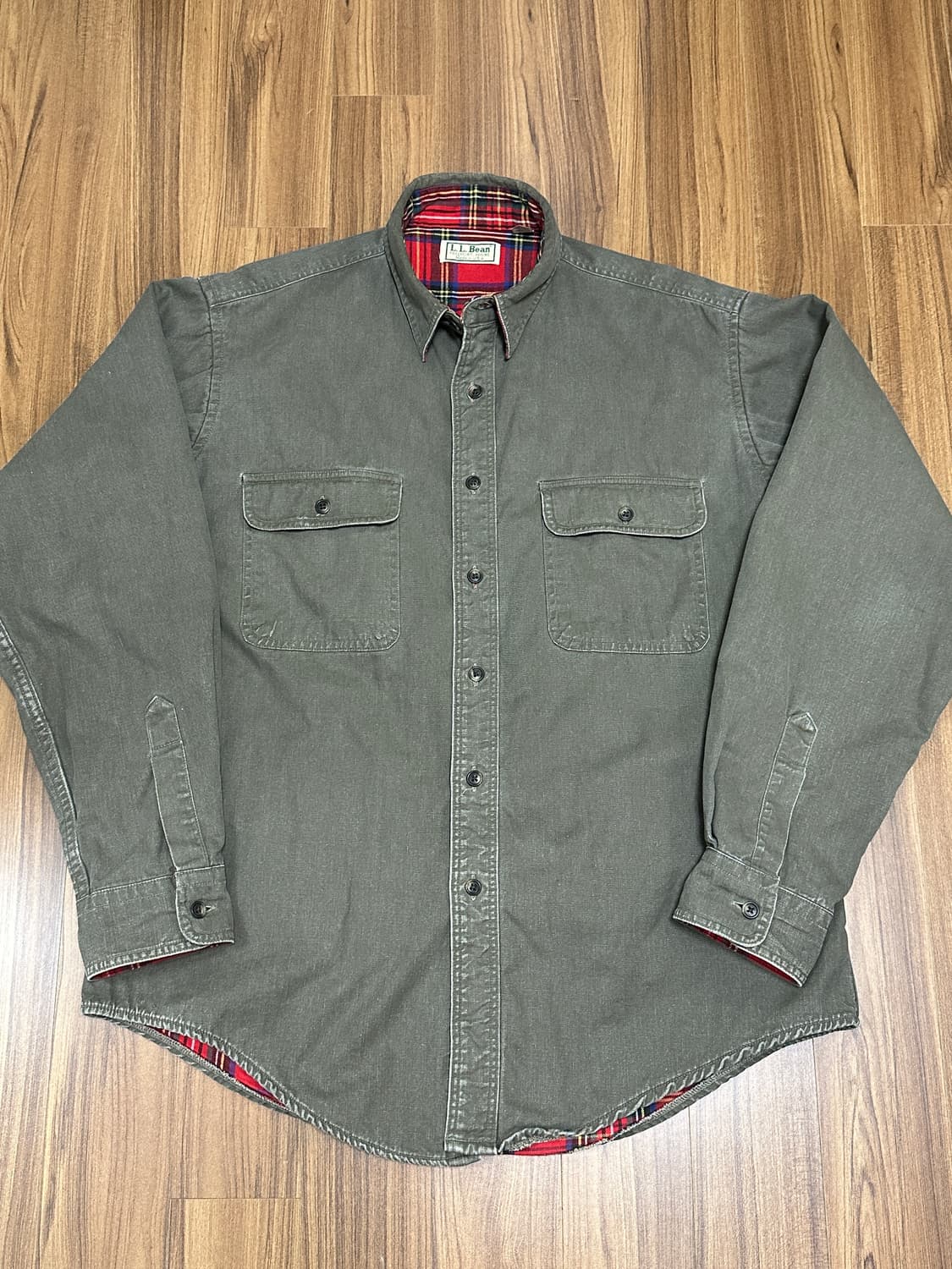 엘엘빈 헤비코튼 셔츠 M[made in USA] 상품이미지1