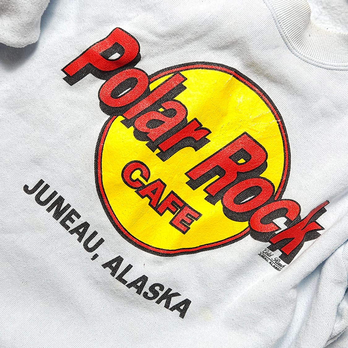 80s USA 빈티지 JERZEES 폴라 락 카페 스웻셔츠 상품이미지2