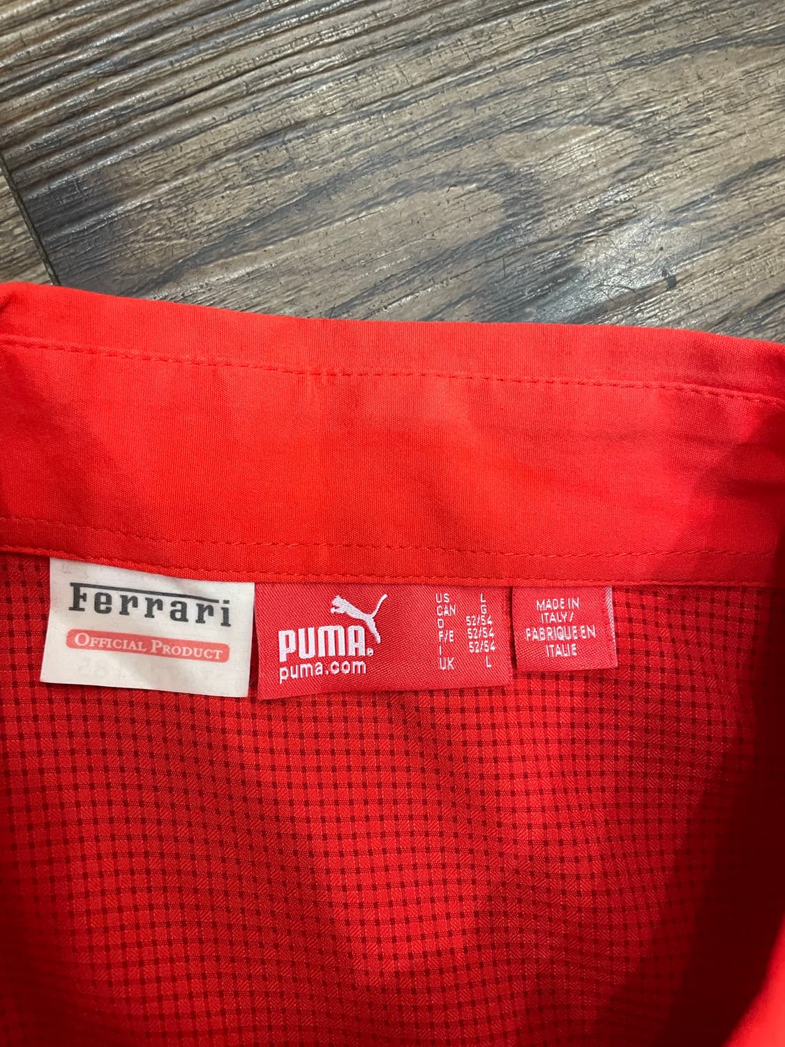 푸마 페라리 한정판 F1 스쿠데리아 레이싱 셔츠 상품이미지7
