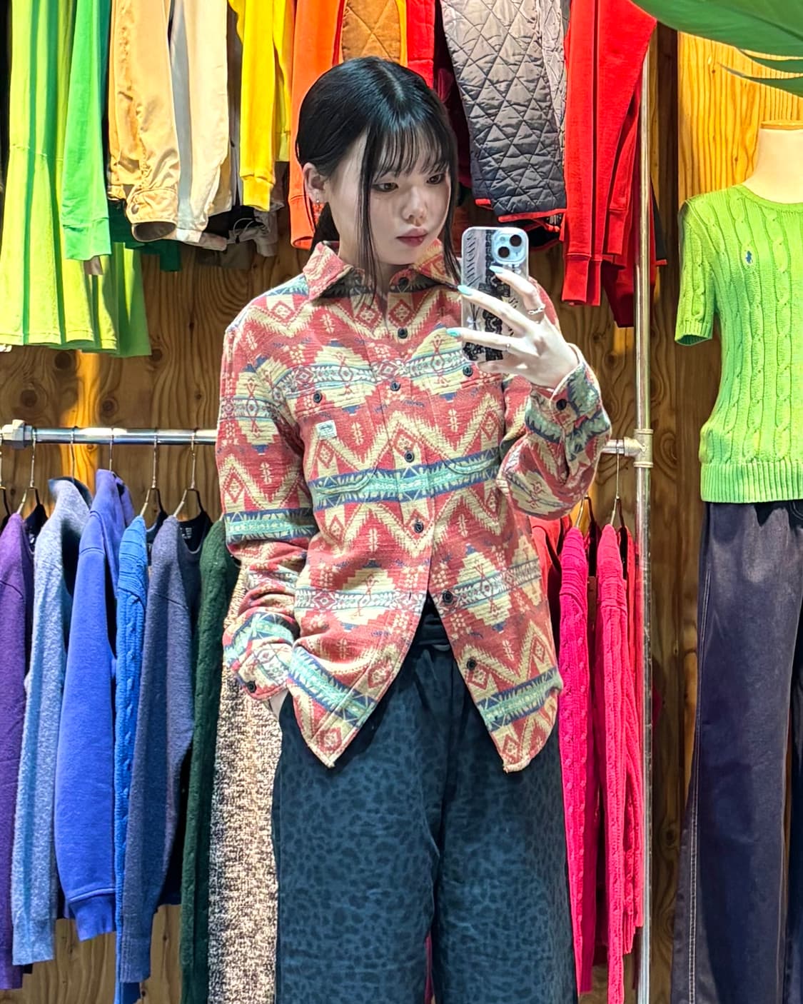 XS 폴로랄프로렌 데님&서플라이 나바호 코튼 셔츠 상품이미지1