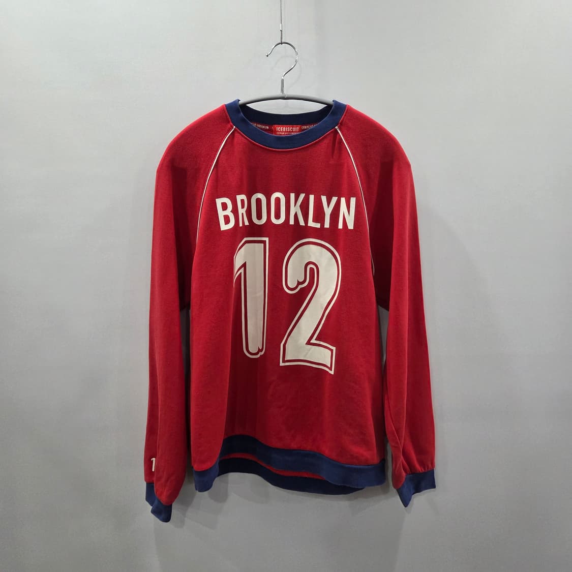 아이스비스킷 키즈 피케 프린팅 맨투맨 165  상품이미지1