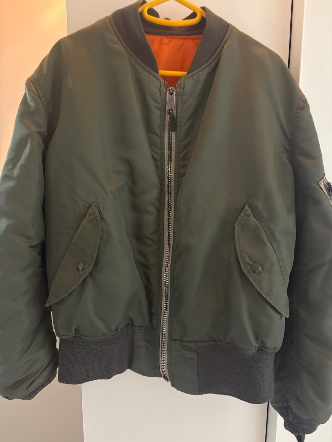 90s 알파인더스트리 ma-1 made in USA 상품이미지1