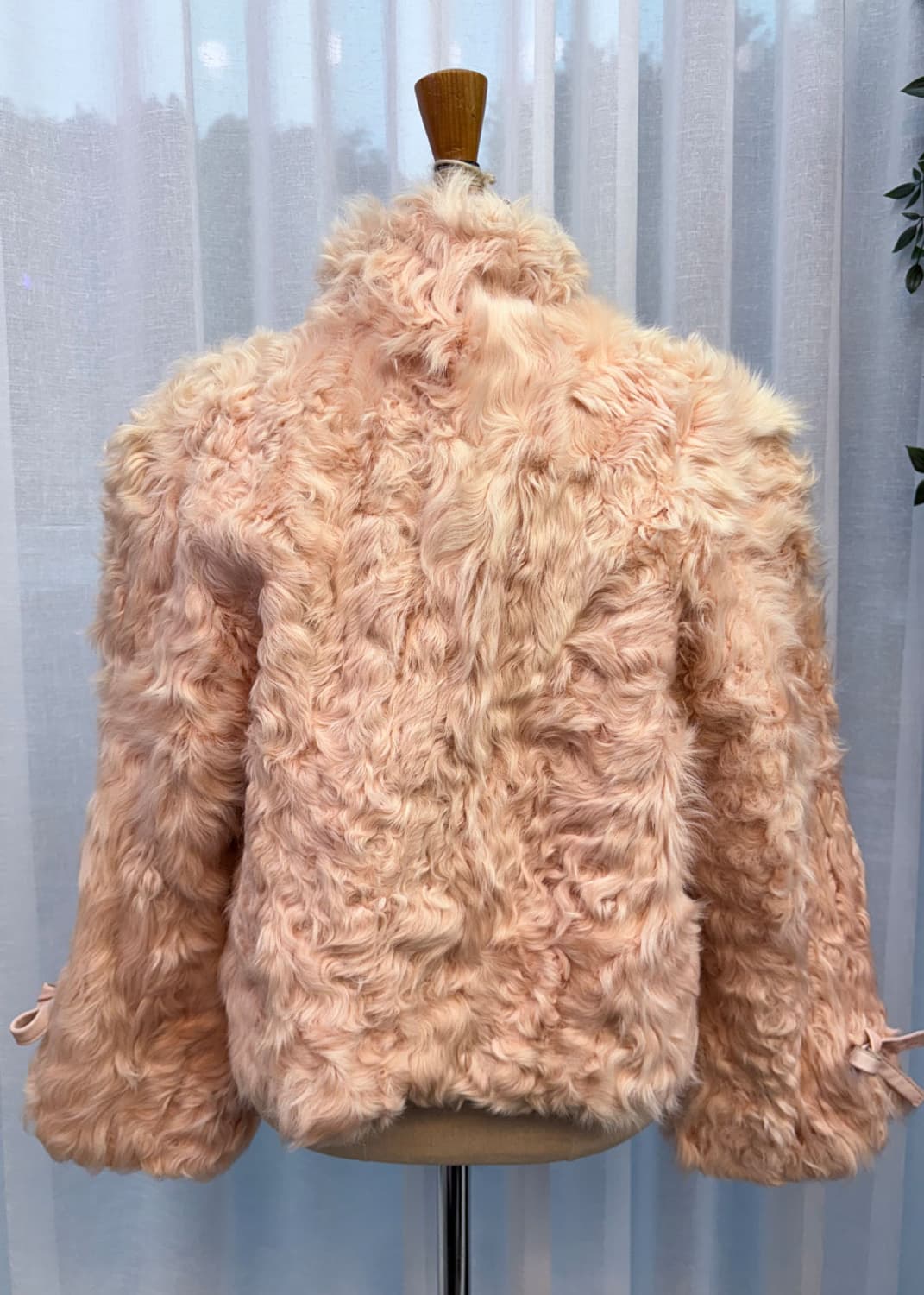 캔디핑크 퍼자켓 상품이미지3