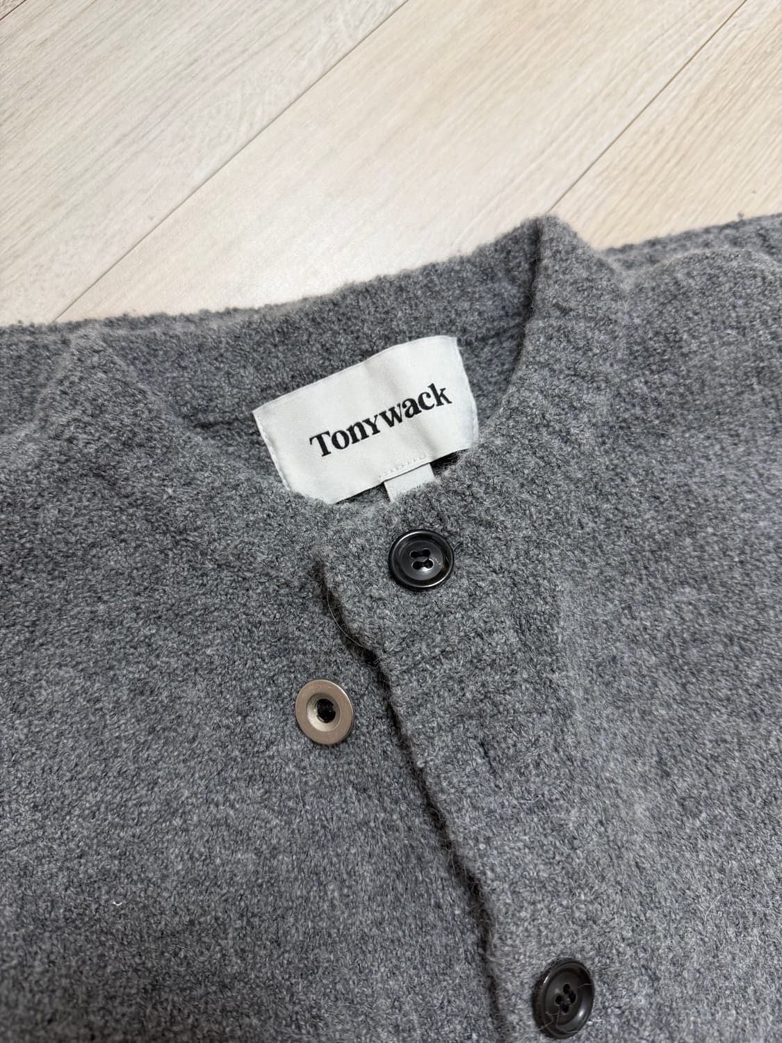 토니웩 알파카 가디건 판매합니다 상품이미지1