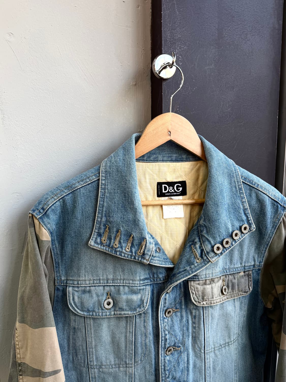 L/ 돌체앤가바나 2003AW 카모 데님자켓 상품이미지4