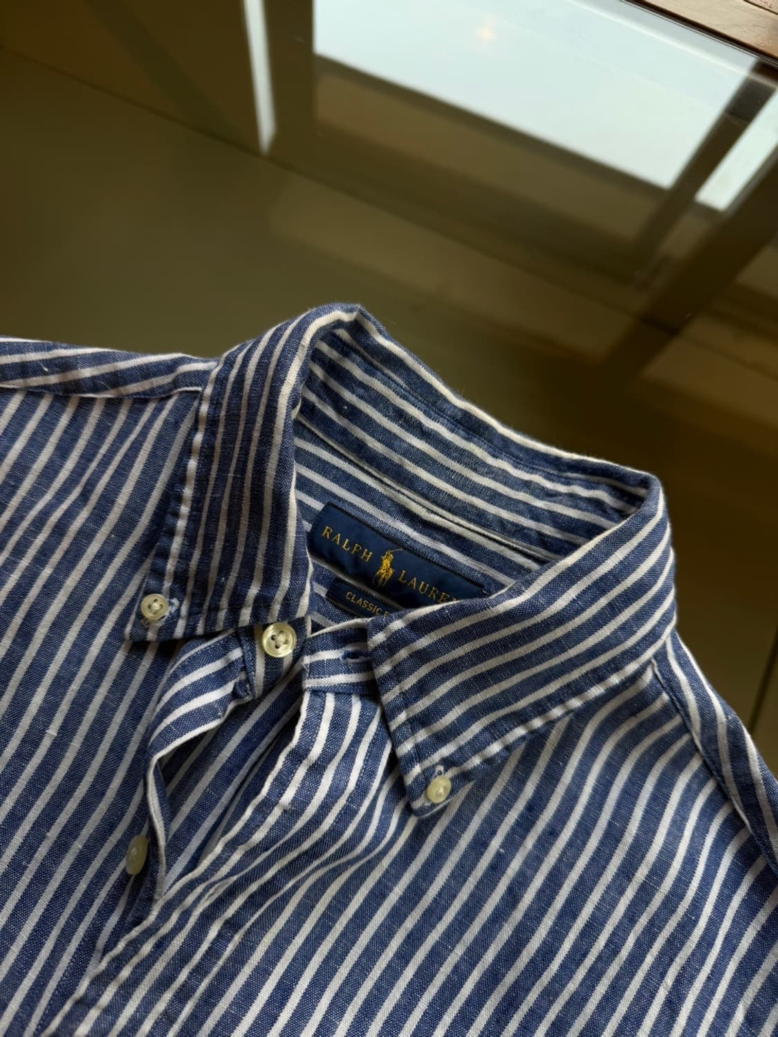 폴로 랄프로렌 리넨 셔츠 100 상품이미지8