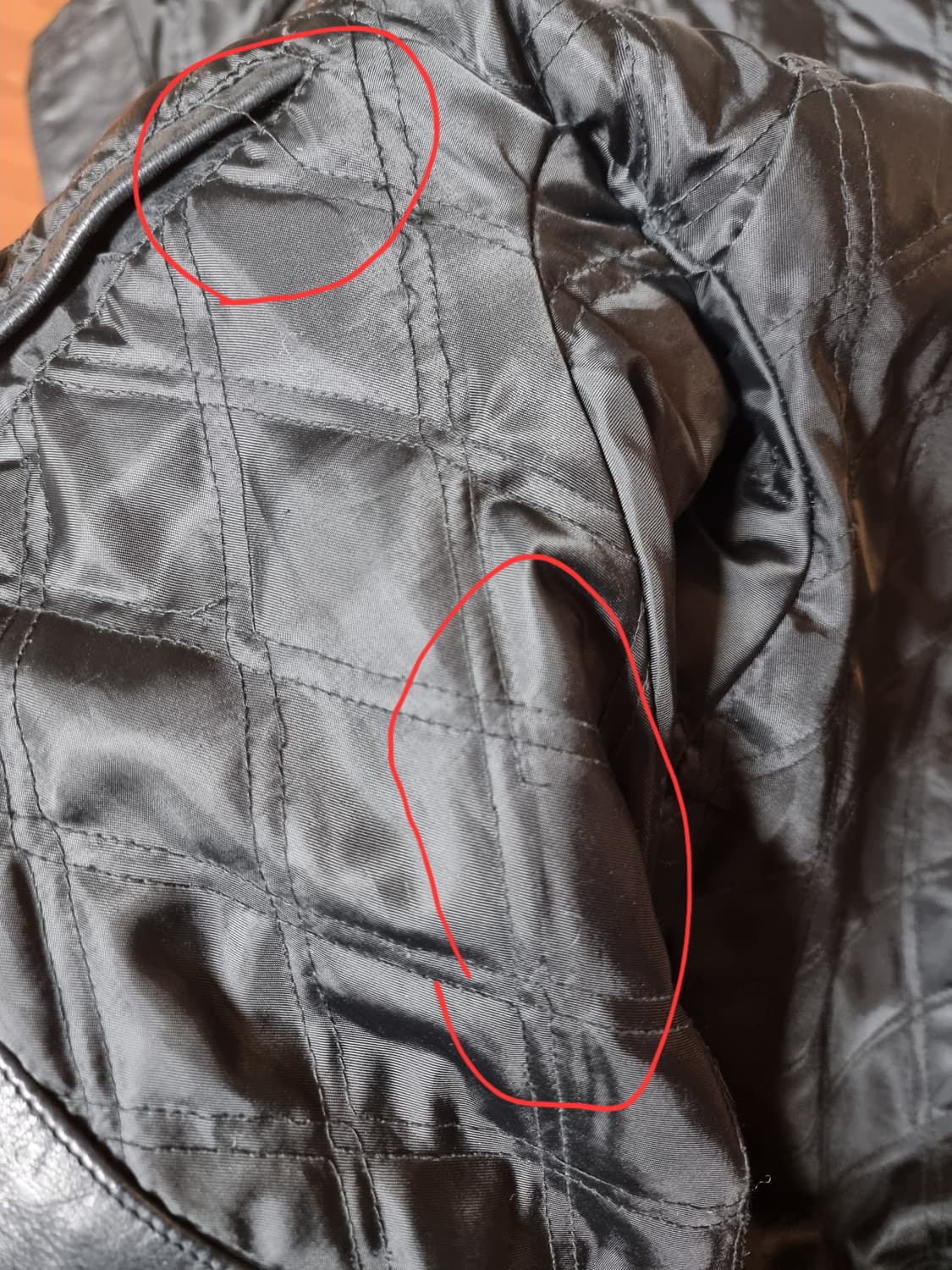 올드 갭 old gap 레더 카코트 블랙 M  상품이미지6