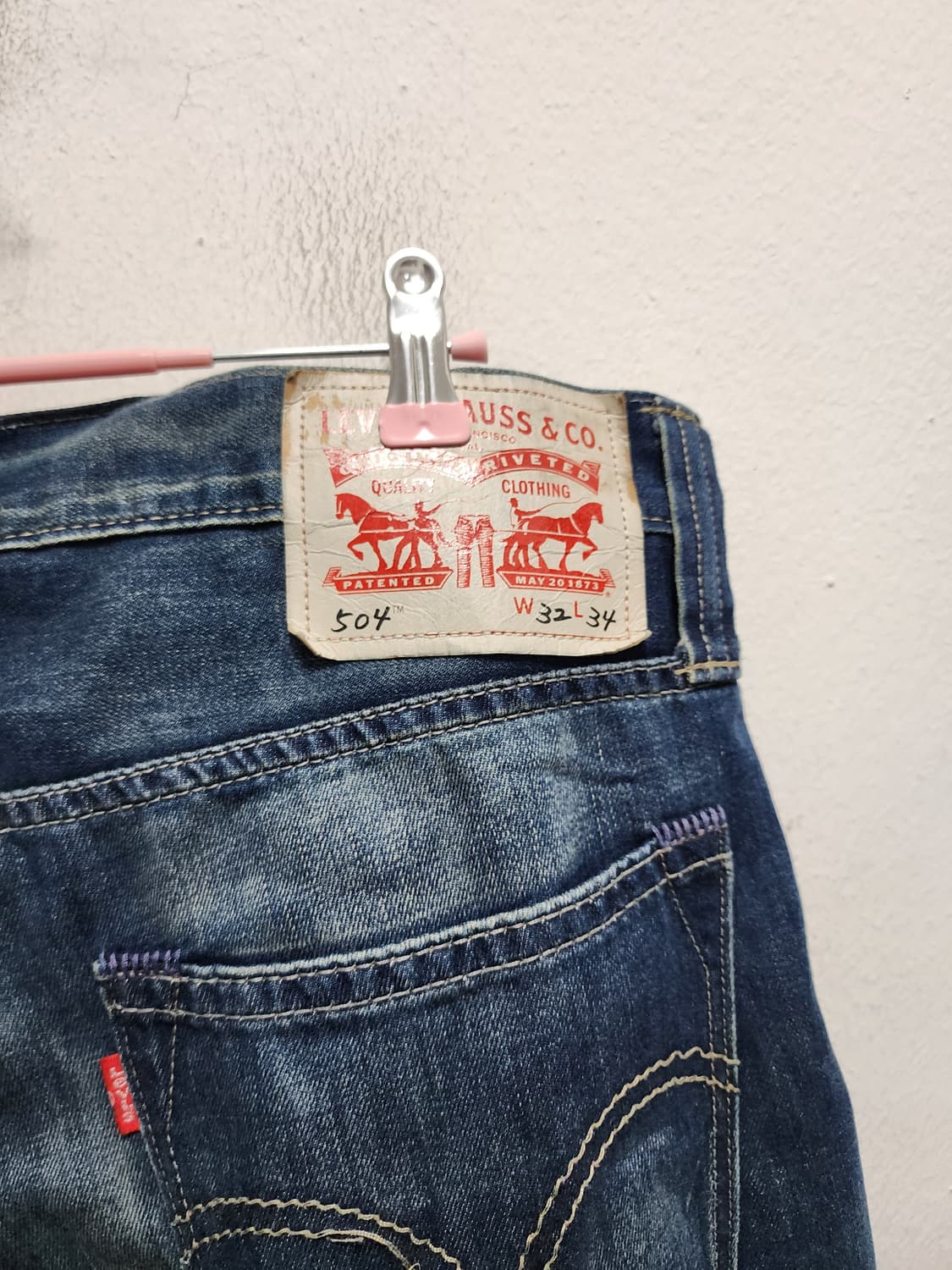 리바이스 504 데님 청바지 상품이미지4