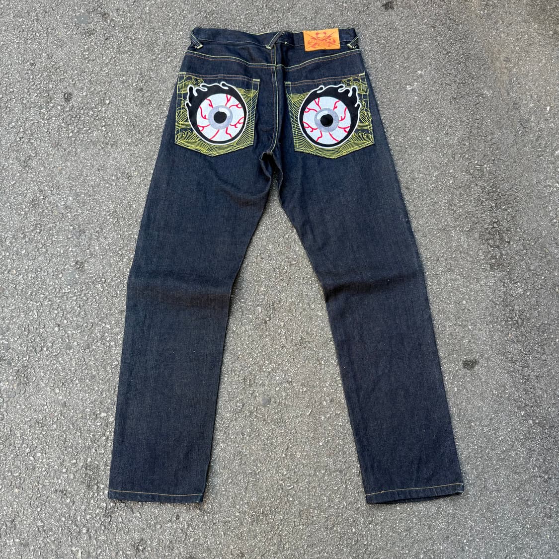 Hi Panda 눈알 데님 팬츠 상품이미지2