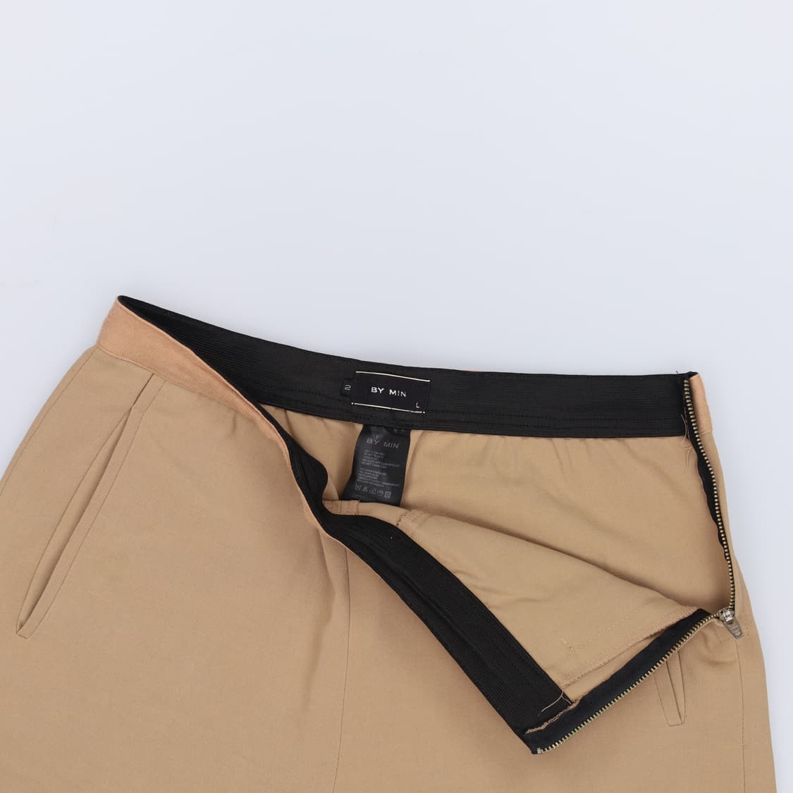 L 바이민 여성 옆지퍼 슬랙스 0122H2 상품이미지3