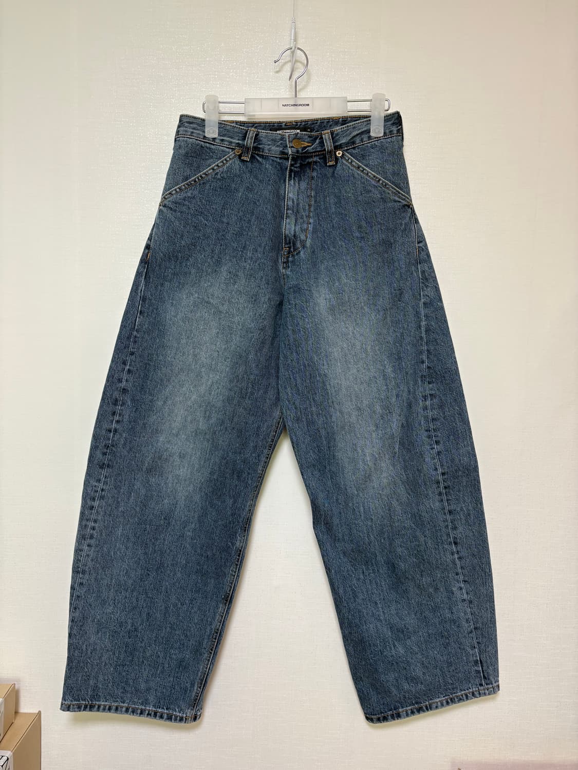 해칭룸 와이드 커브진 2사이즈 상품이미지2