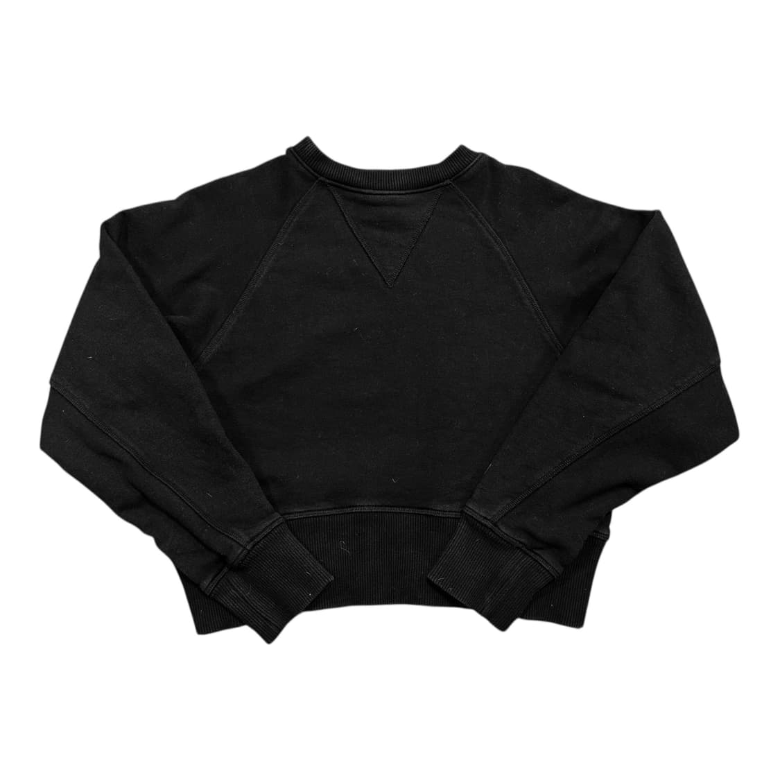 ✨ (바배) 비비안 웨스트우드 코튼 스웻셔츠 블랙 크롭 맨투맨  상품이미지2