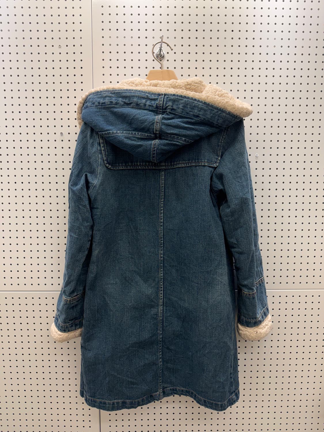 빈티지 데님 더플 코트 양털 안감 U398 상품이미지4