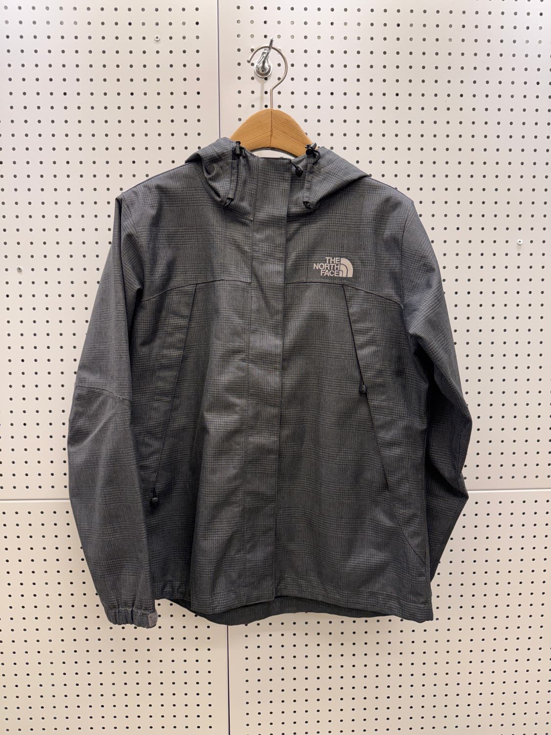 노스페이스 하이벤트 후드 자켓 체크 그레이 U990 상품이미지2