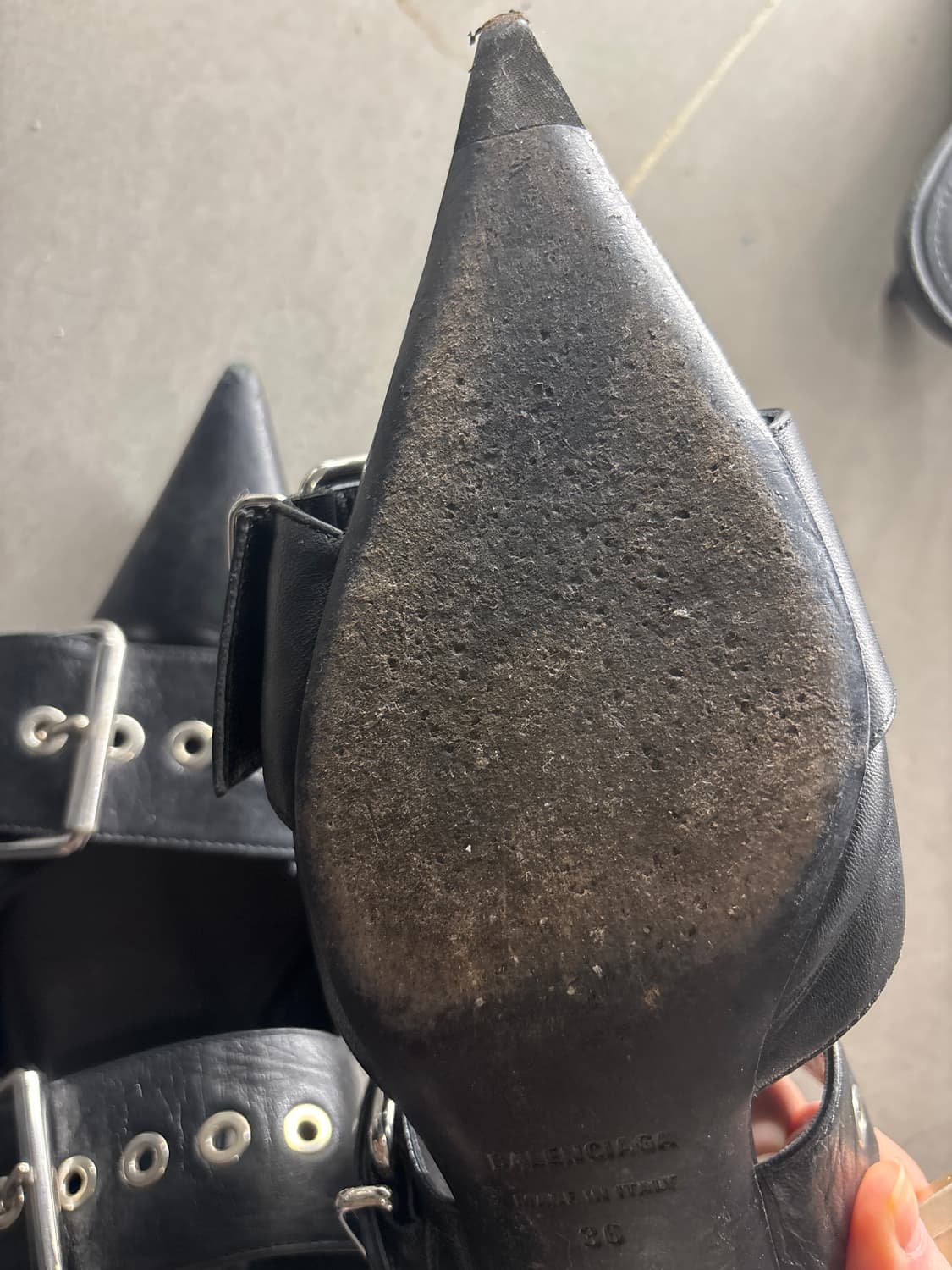 balenciaga 발렌시아가 버클 나이프 뮬 36 상품이미지4