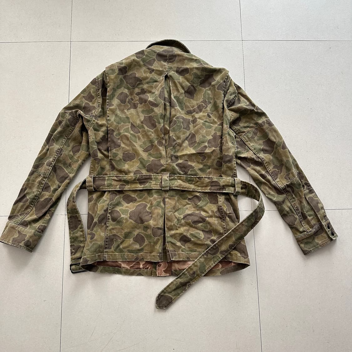 폴로랄프로렌 빈티지워싱 덕카모 파라트루퍼 벨티드자켓 상품이미지9