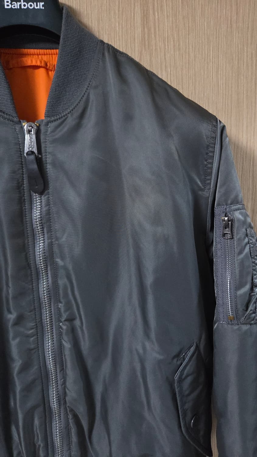 (착샷) 알파인더스트리 ma-1 건메탈 마원 상품이미지3