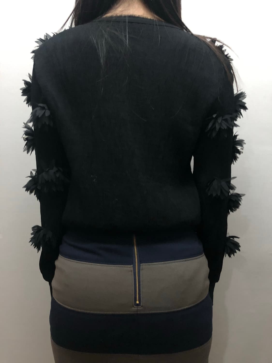 빈티지 블랙 펑크 디테일 탑 상품이미지8