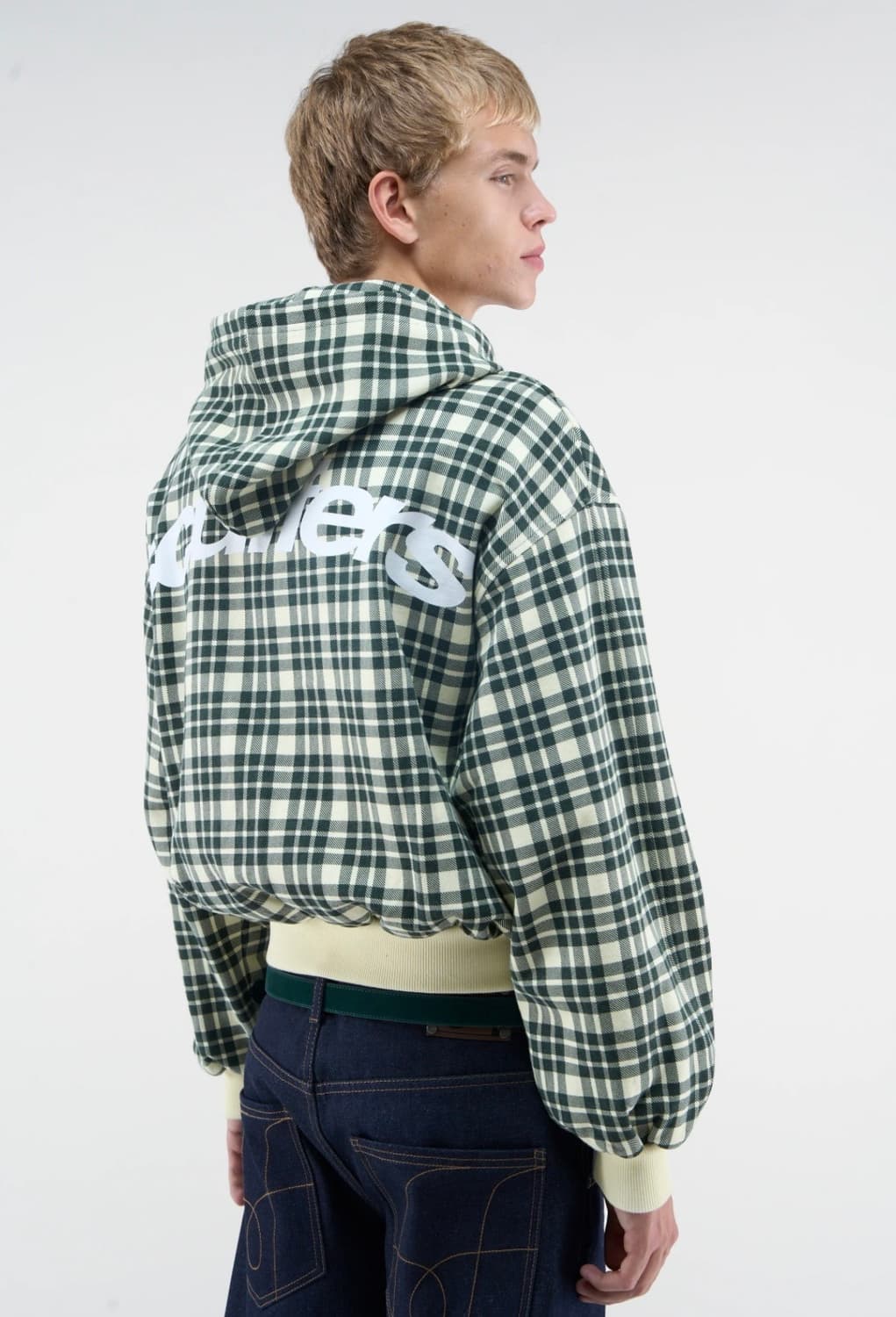 스커퍼스 scuffers 체크 후드 집업 상품이미지3