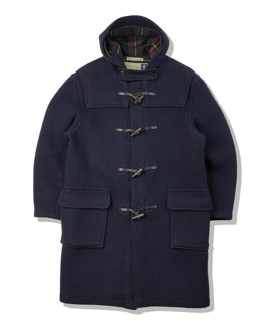 (100) 글로버올 네이비 멜튼 울 더플 코트 상품이미지1