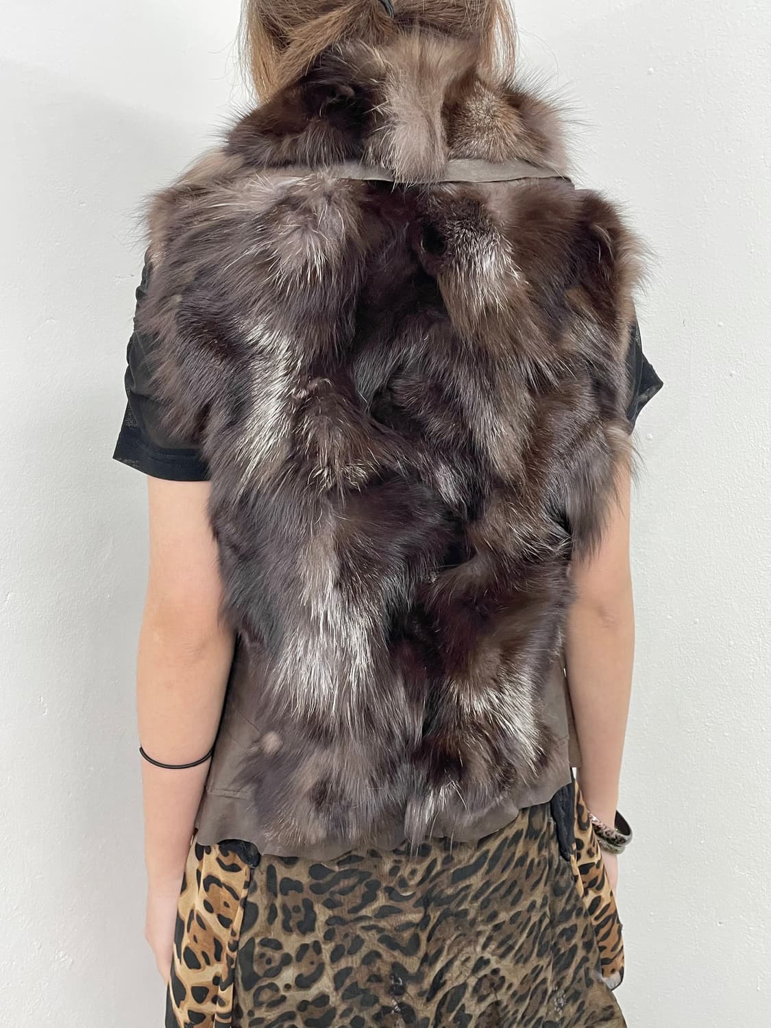 그런지 페어리 폭스퍼 양가죽 디테일 베스트 상품이미지7