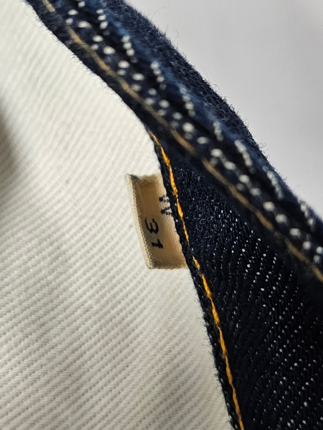 리바이스 블루라벨 메이드앤크래프트 터키 데님팬츠 바지 슬림핏 빈티지 31 상품이미지7