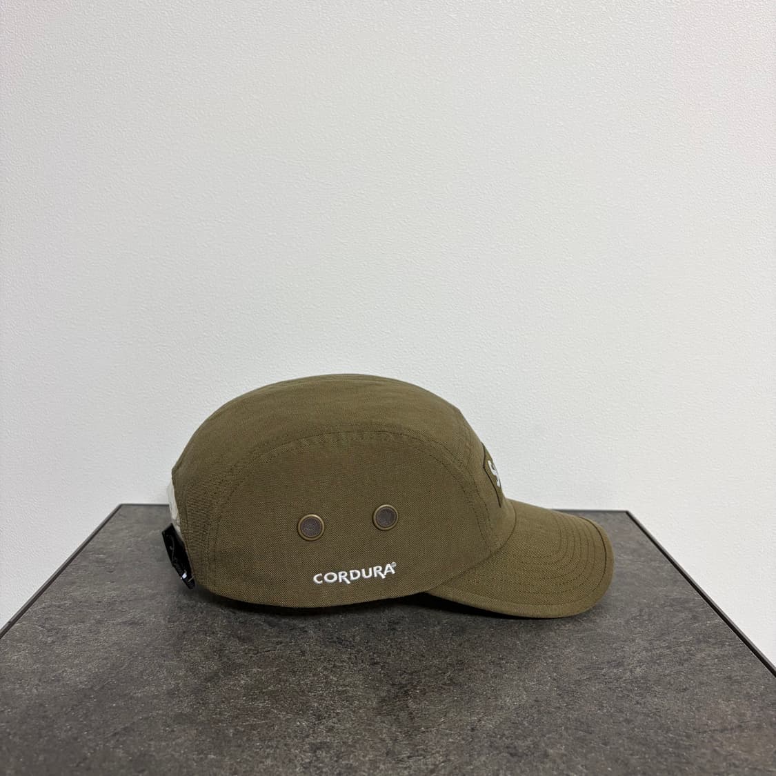 (OS) 슈프림 박스로고 캠프캡 모자 코듀라 올리브 카키 상품이미지3