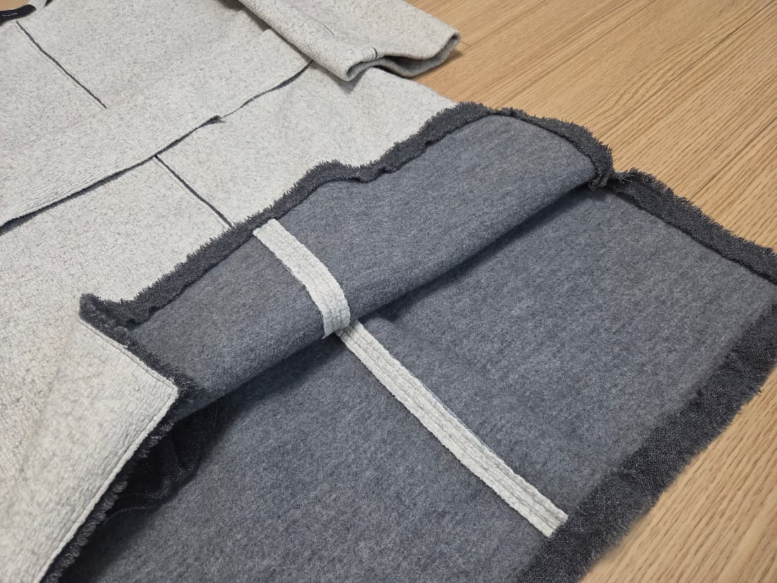 시스템  트위드 벨티드 원피스 상품이미지8