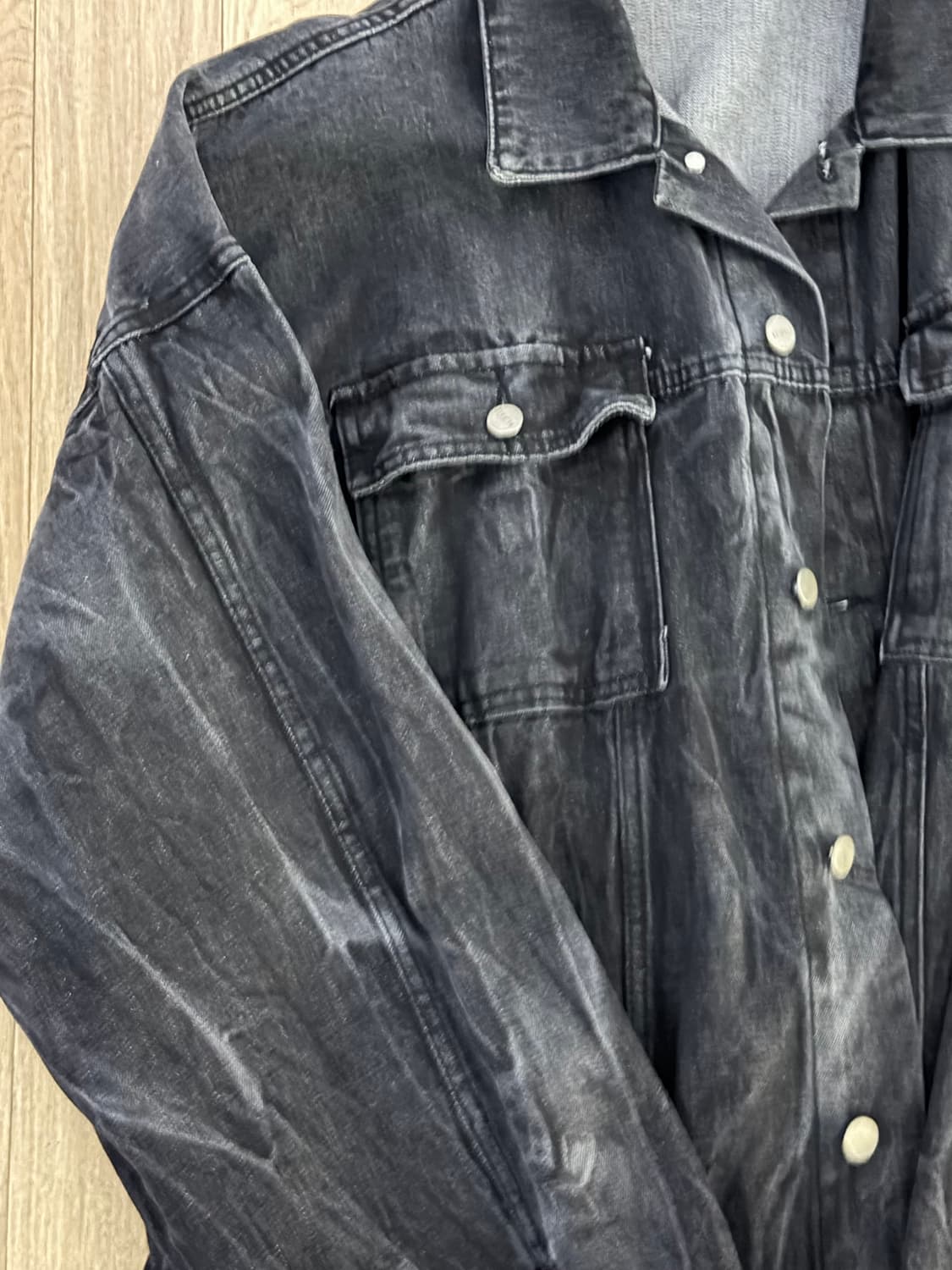 에즈카톤 흑청 워싱 자켓 상품이미지2